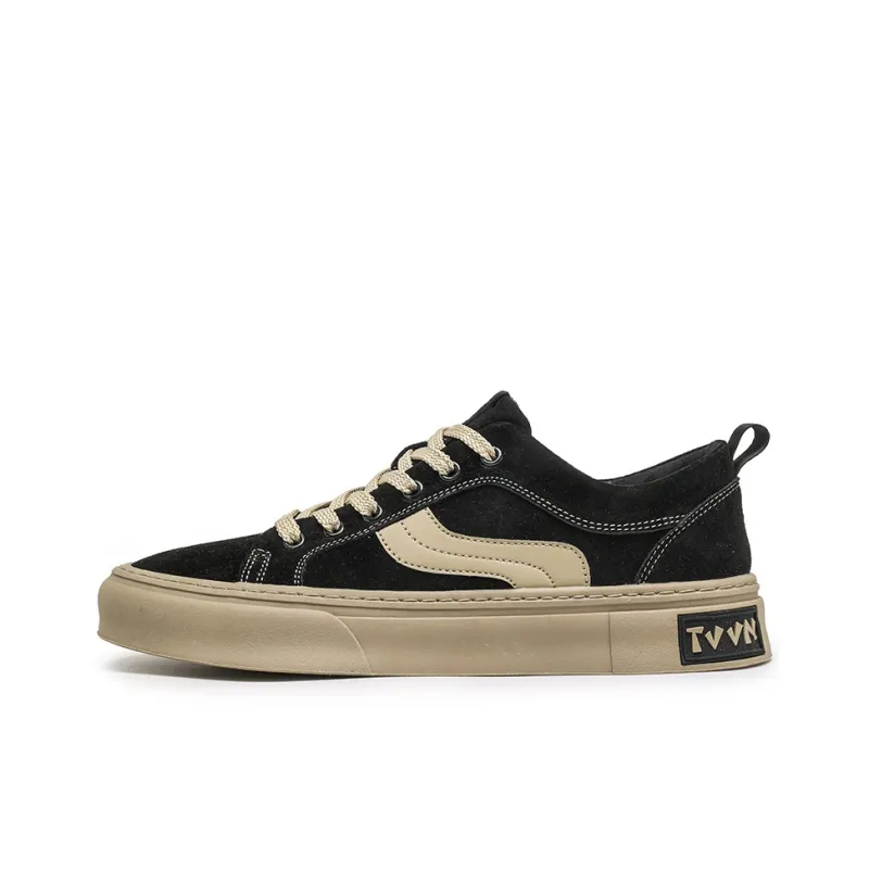 X-ZONE Anti-Slip Wear-Resistant Low-Top Skateboard Shoes Men's-0