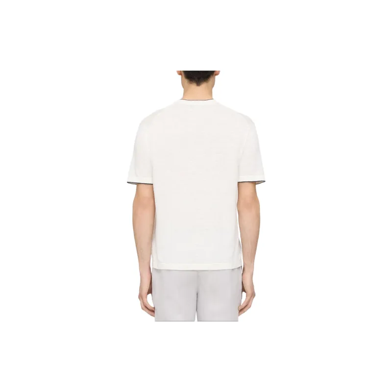 Loro Piana Gok T Shirt T Shirt Men's White-3