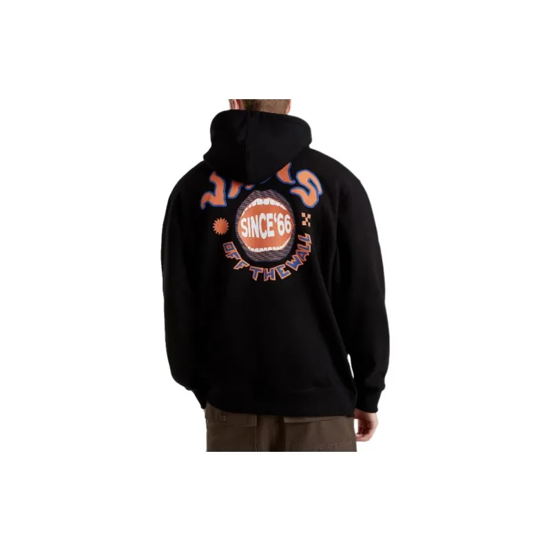 Vans Lässiger Open Mouth Hoodie Sweatshirt Men's Black-3