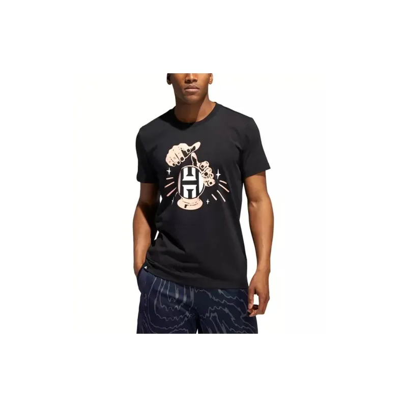 Adidas T Shirts Men Black-2