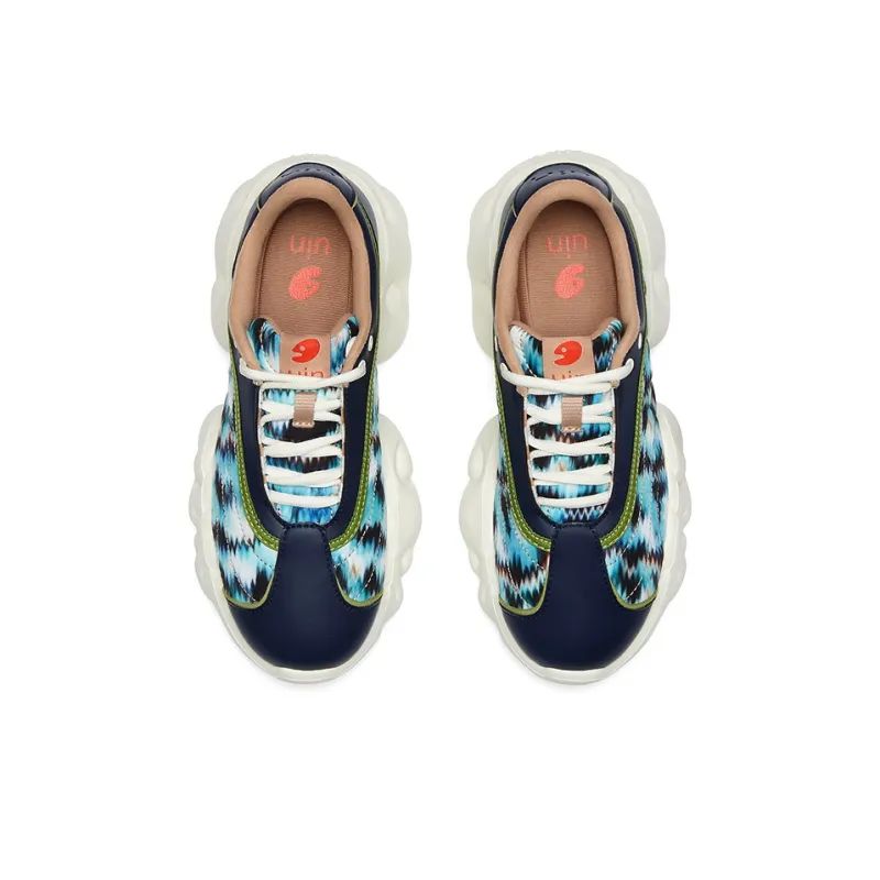 U.IN Painted Travel Cloud Collection Low Top Chunky Sneakers Women's-33
