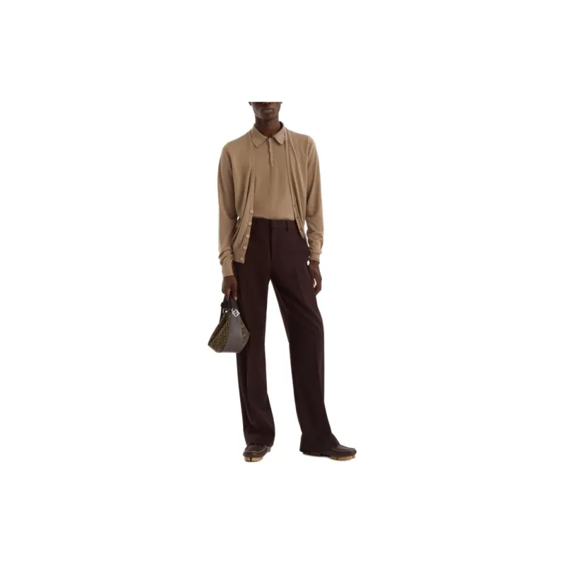 FENDI Ff Embossed Short Sleeved Polo Shirt-2