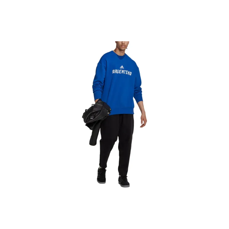 Adidas Argentina Sweatshirts Men Blue-3