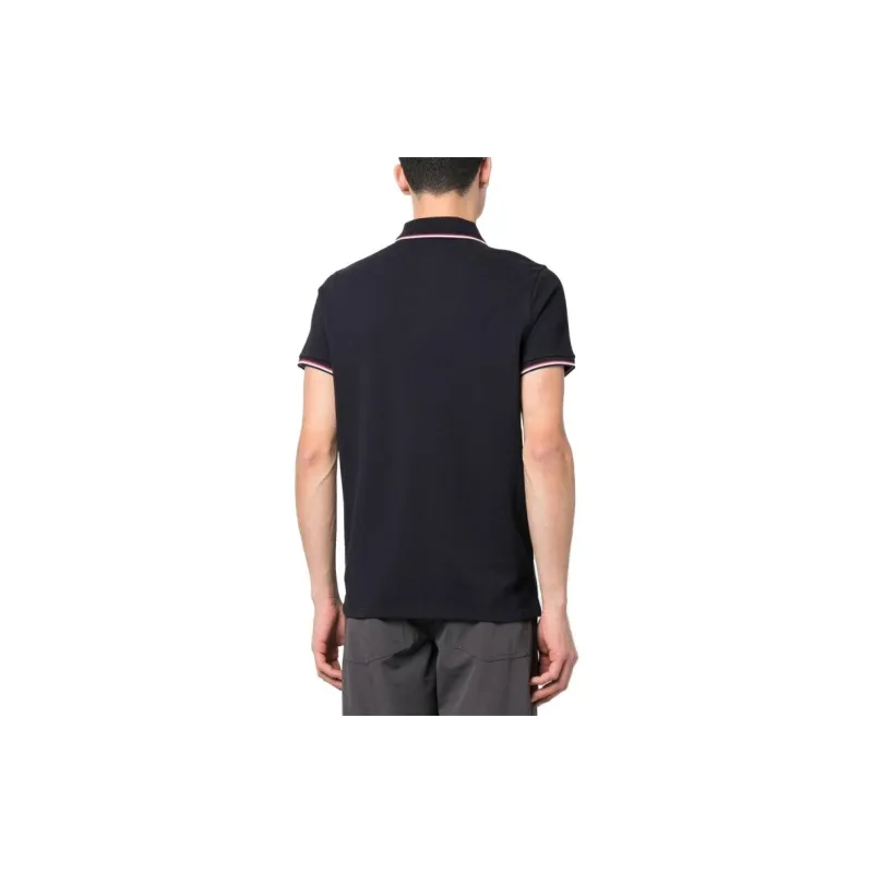 Moncler SS21 Polo Shirt Men's Dark Blue-3