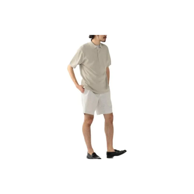 Beams Casual Shorts Men Yellow-4