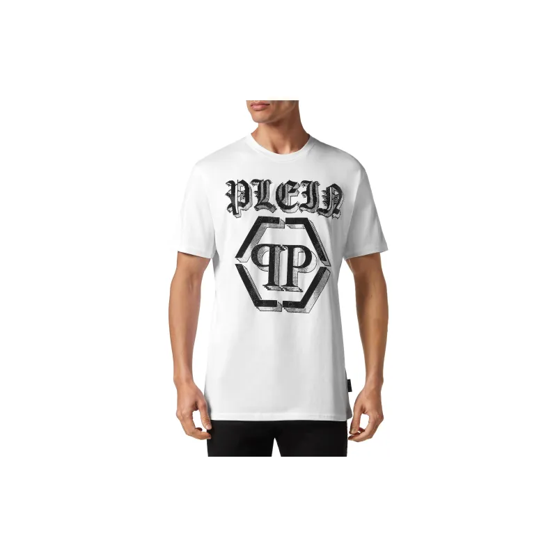 PHILIPP PLEIN Ss Chrome Round neck T shirt-1
