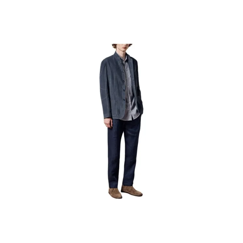 MASSIMO ALBA SS24 Jackets Coats Men's Carbon Gray-1