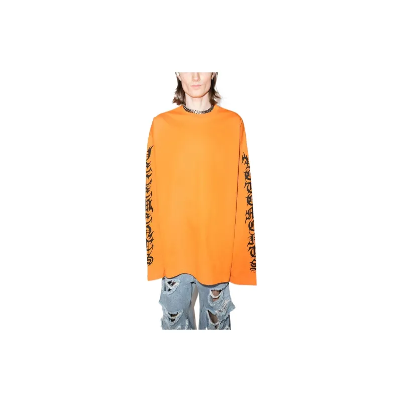 Vetements T Shirts Men Orange-2