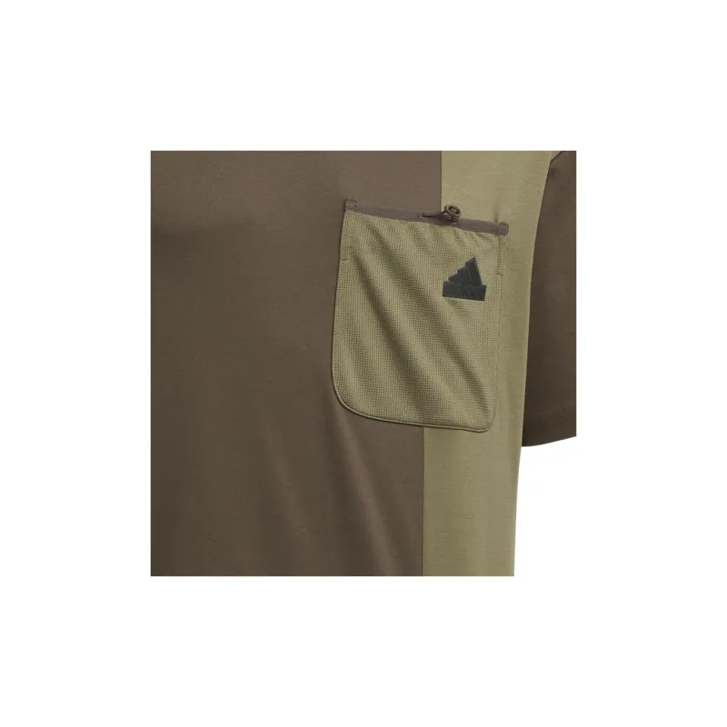 Adidas T Shirts Men Brown-3