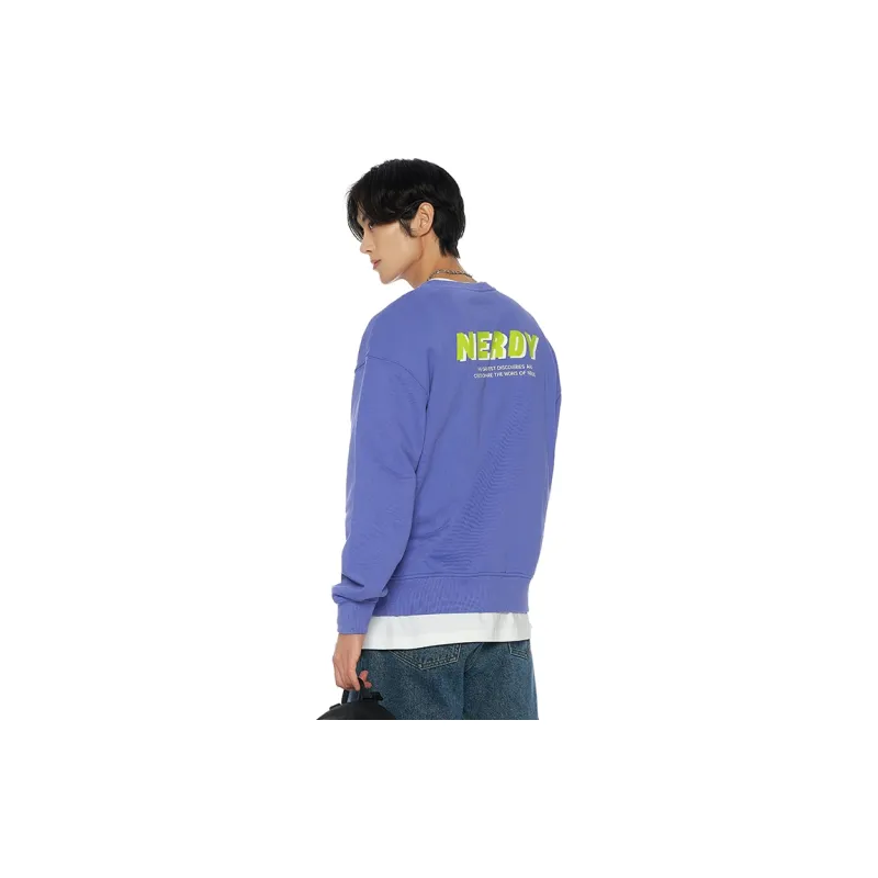 NERDY FW22 Sweatshirt Unisex Purple-2