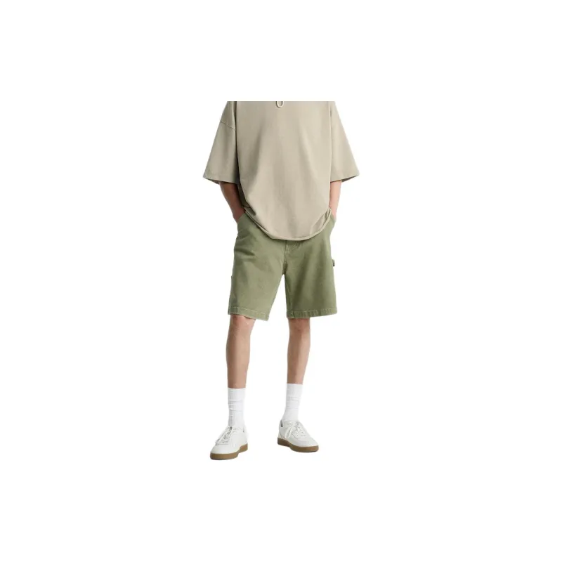 ZARA Denim Shorts Men Khaki-2