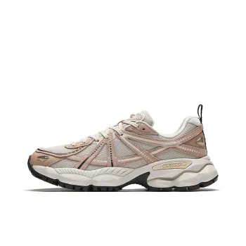 Anta Champion All Weather Series Anti Slip And Wear Resistant Breathable Low Top Chunky Sneakers Women's Gray Pink
