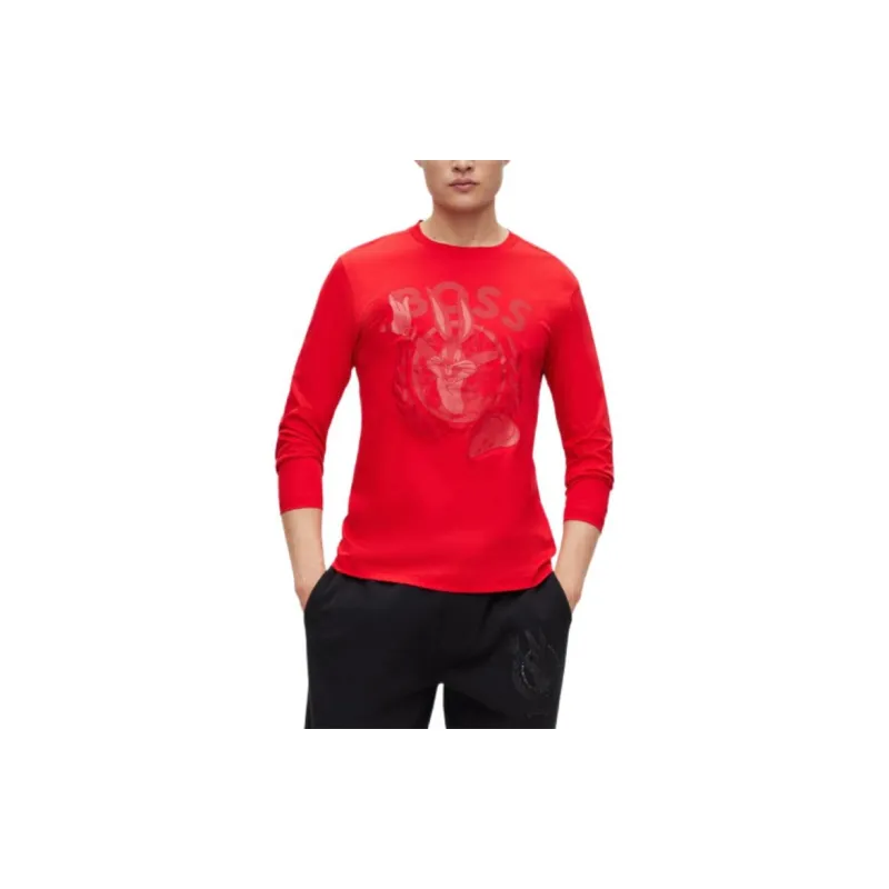 HUGO BOSS HUGO BOSS X LOONEY TUNES SS23 Sweatshirts Men Red-1