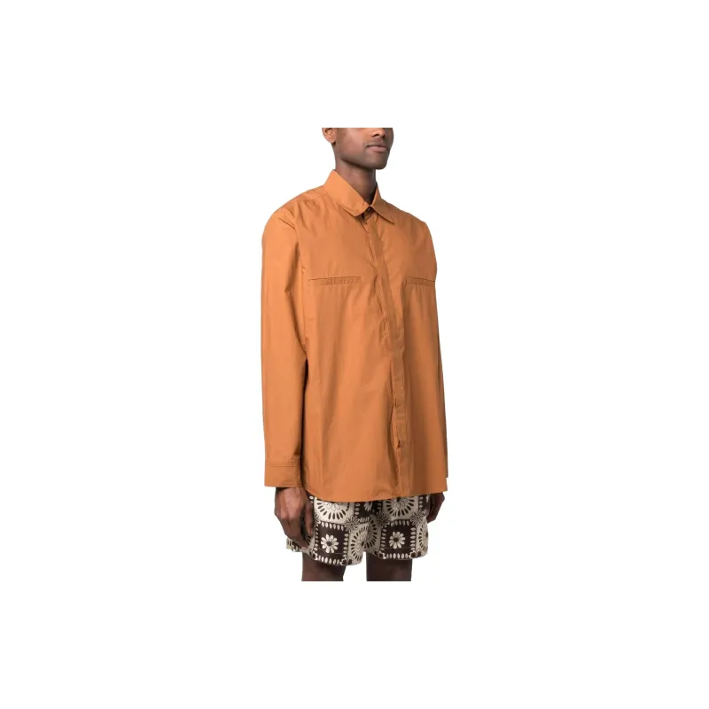 NANUSHKA Damos Concealed Fastened Shirt-3