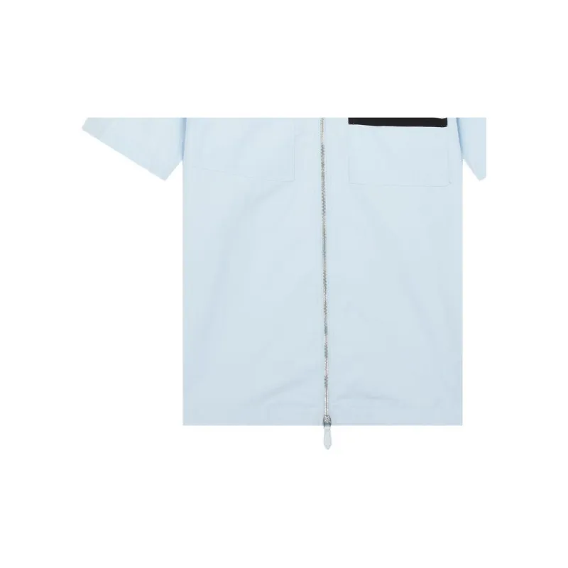 Burberry Shirts Men Light Blue-4