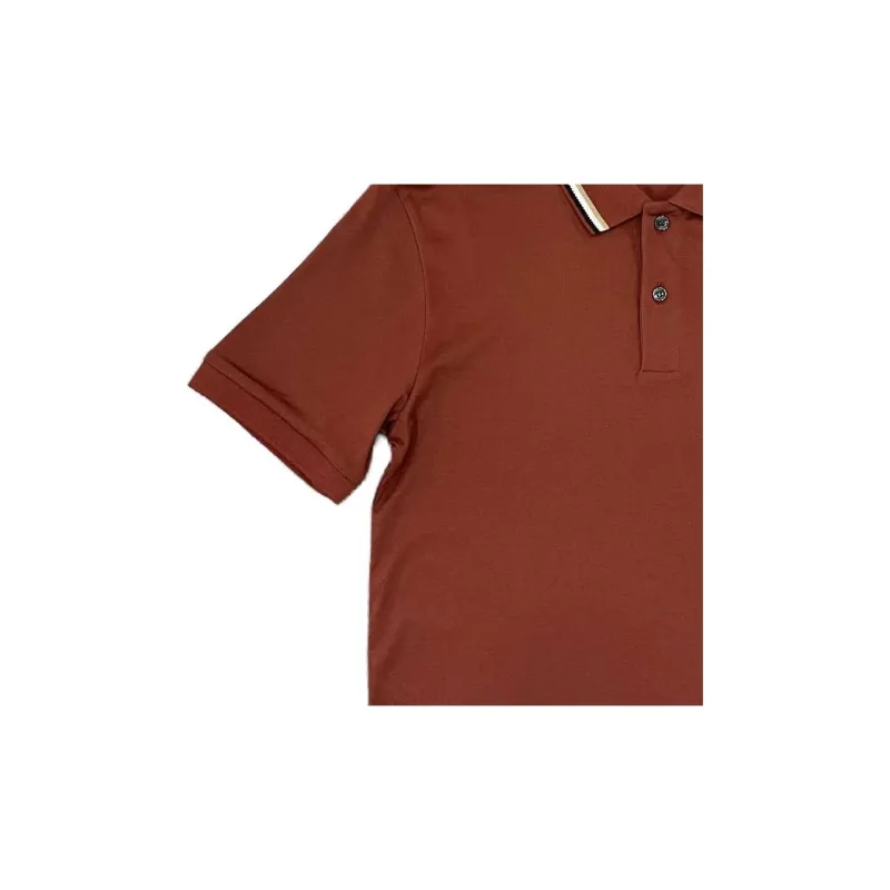 HUGO BOSS Polo Shirt Men's Dark Coffee-4