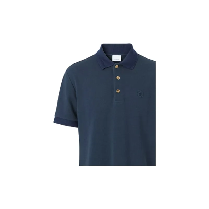 Burberry Polo Shirts Men Navy-4