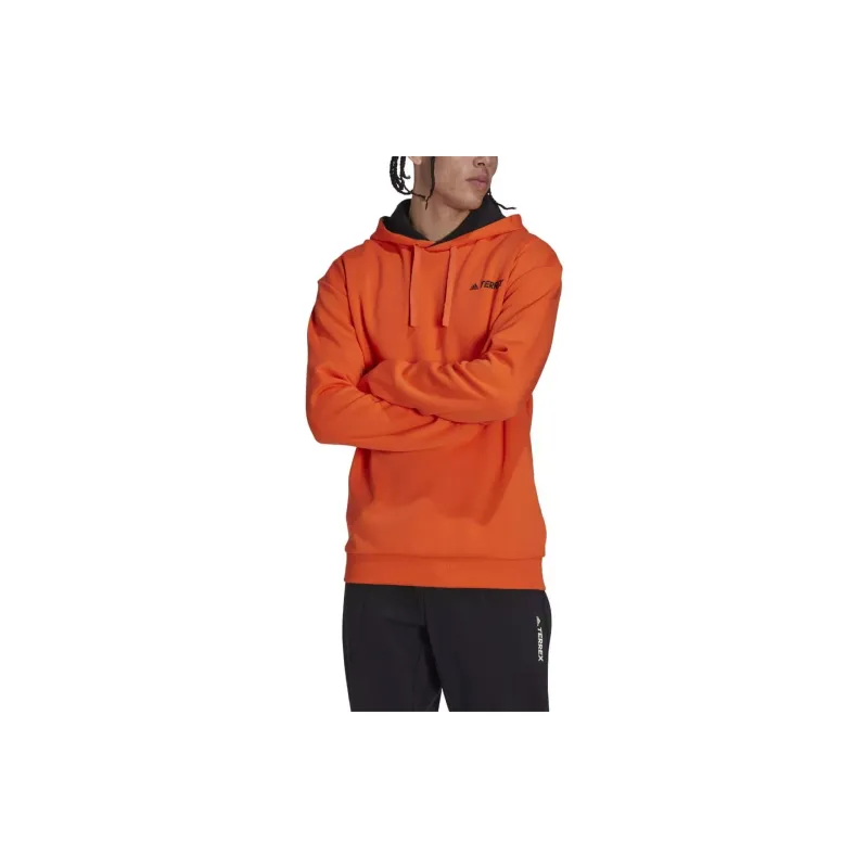 Adidas TX LOGO HOODY Sweatshirt Men's Orange-1