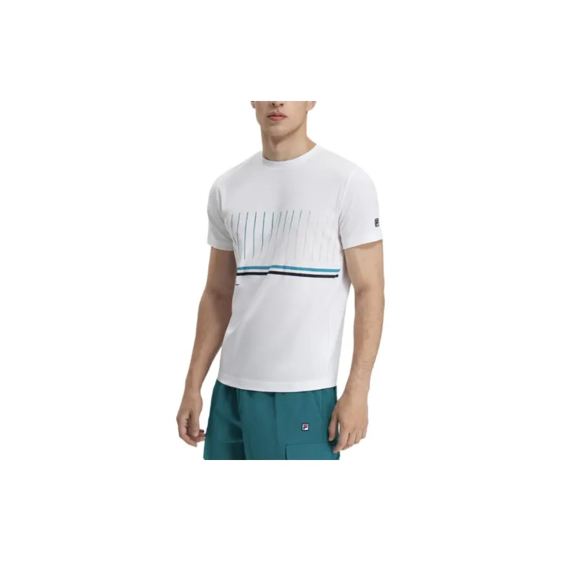 FILA Tennis T Shirt Men's White-4