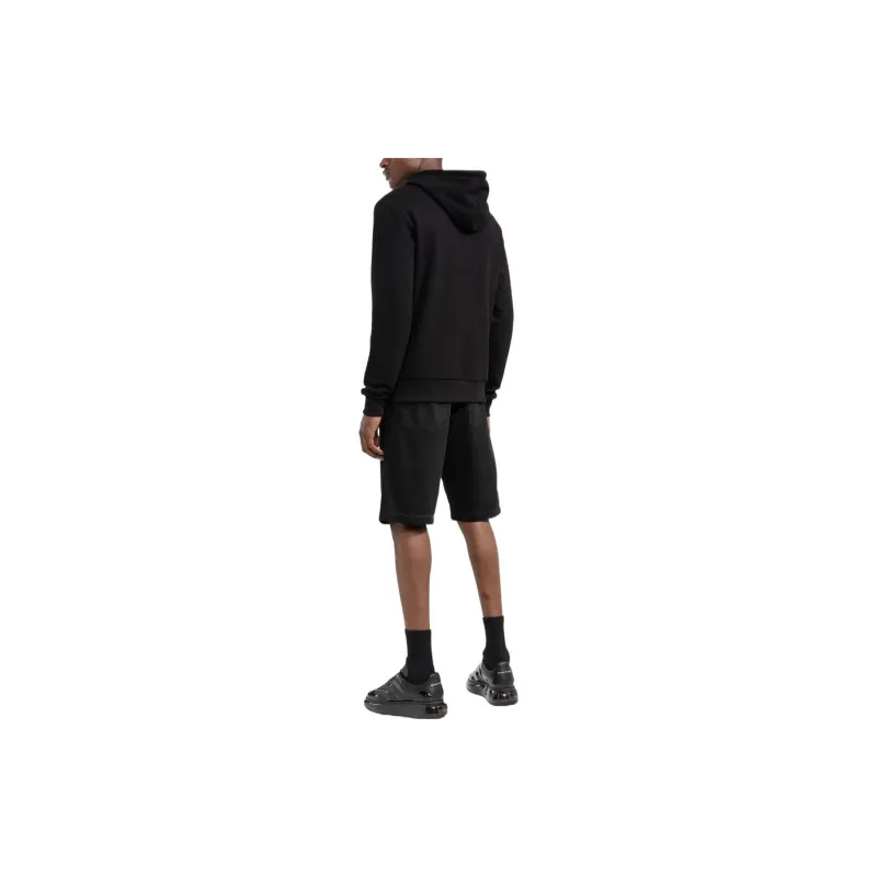BALMAIN Logo Printed Drawstring Hoodie-2