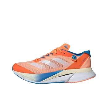 Adidas Adizero Boston 12 Wide Chris Nikic Screaming Orange Cloud White Bright Blue