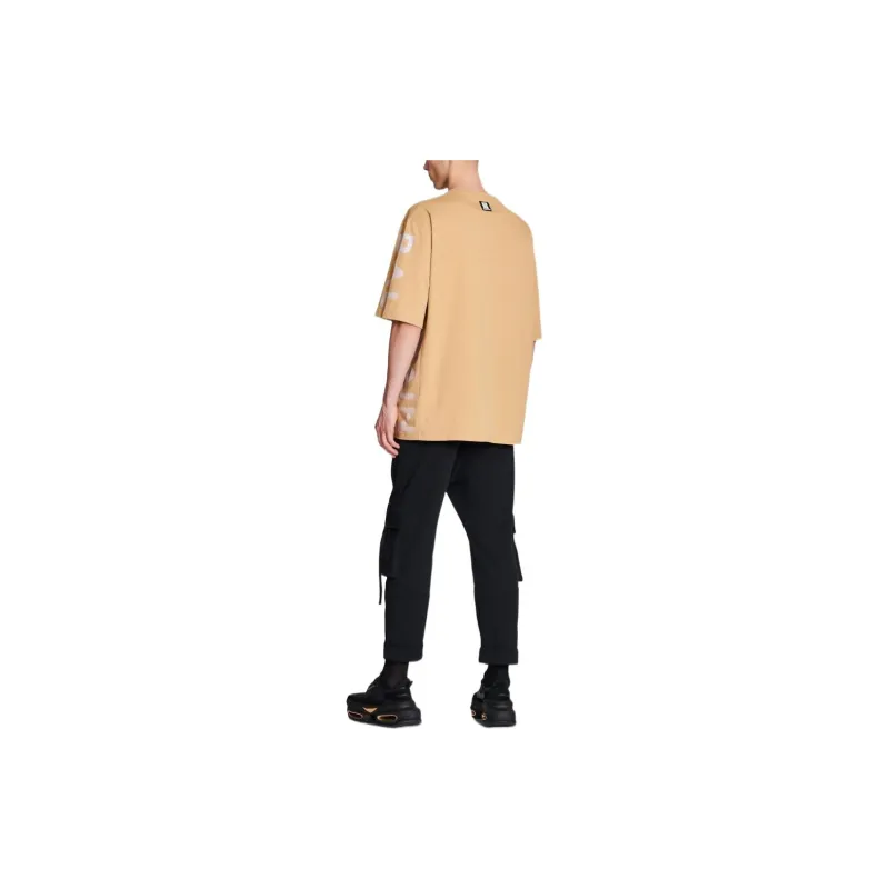 BALMAIN T Shirts Men Orange-2