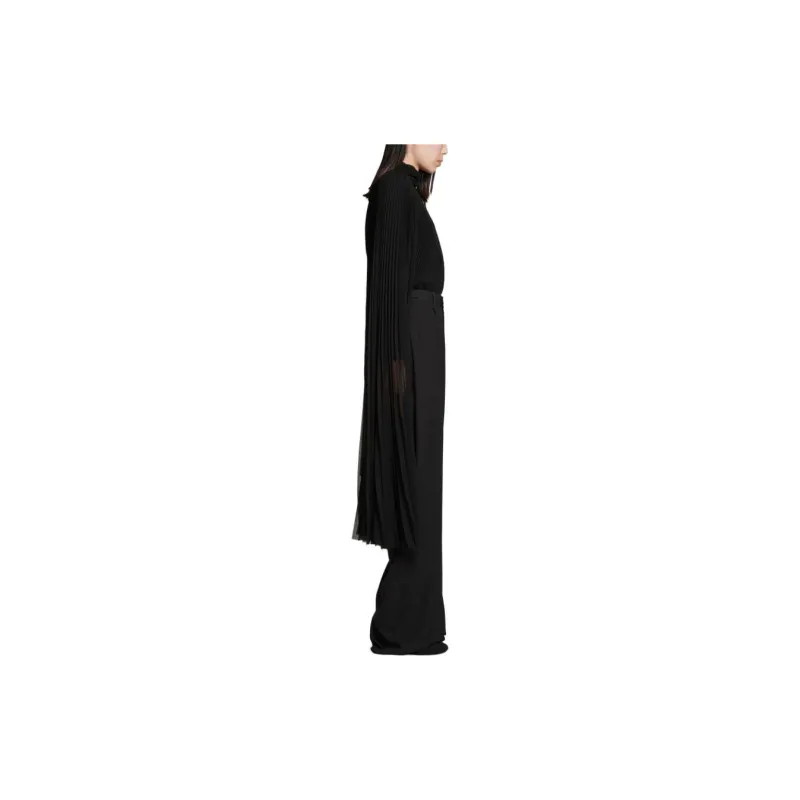 Balenciaga Buckle Detailed Pants-4