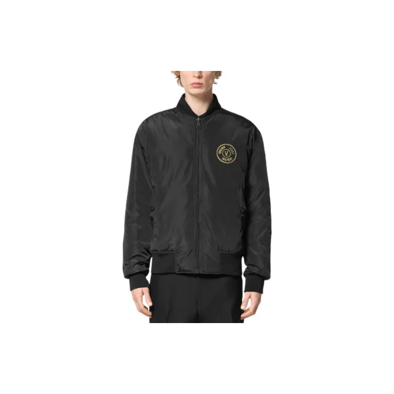 VERSACE JEANS COUTURE Reversible Padded Bomber Jacket-4