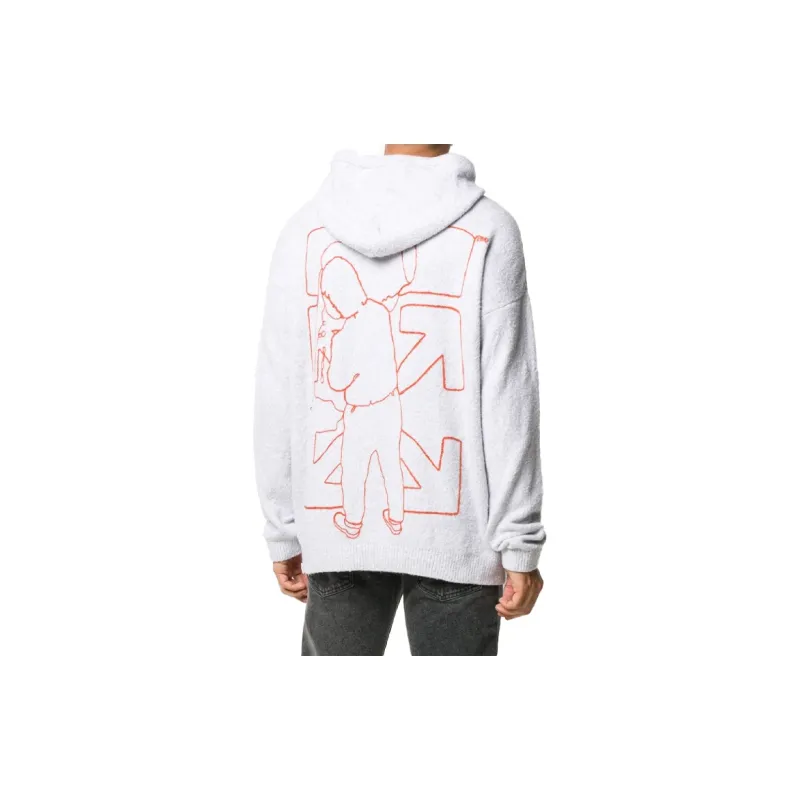 OFF WHITE FW20 Sweatshirts Men Gray-3