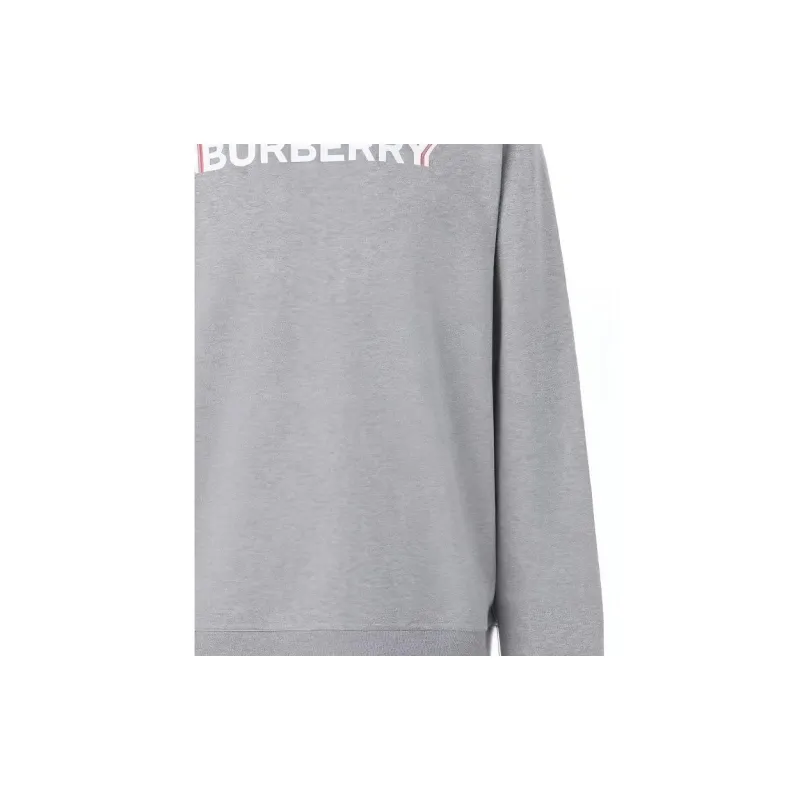 Burberry Logo Print Cotton Sweatshirt-3