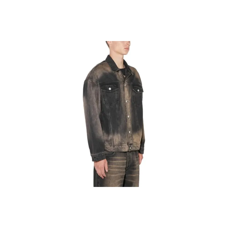 Misbhv Denim Jackets Men Black-1