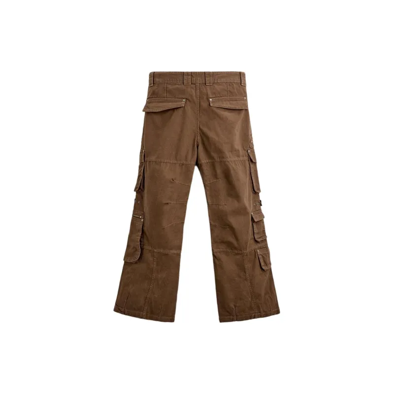 ZARA Cargo Pants Men Brown-1
