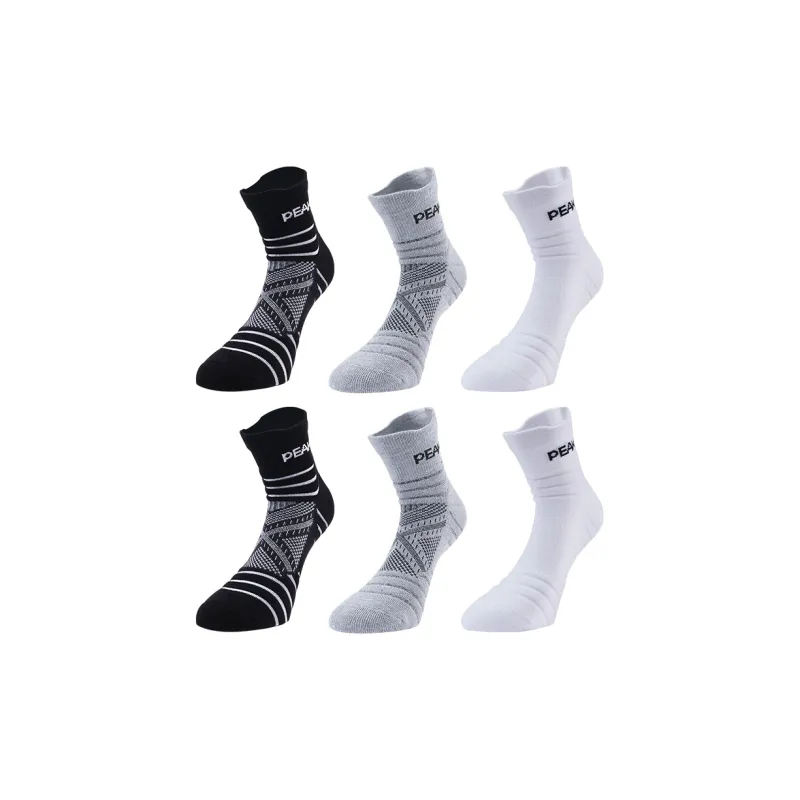 PEAK Mid Calf Socks Unisex Combo Set-29