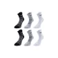 6-Pack (White 2+Black 2+Gray 2)