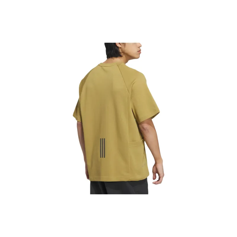 Adidas T Shirt Men's Khaki Brown-4
