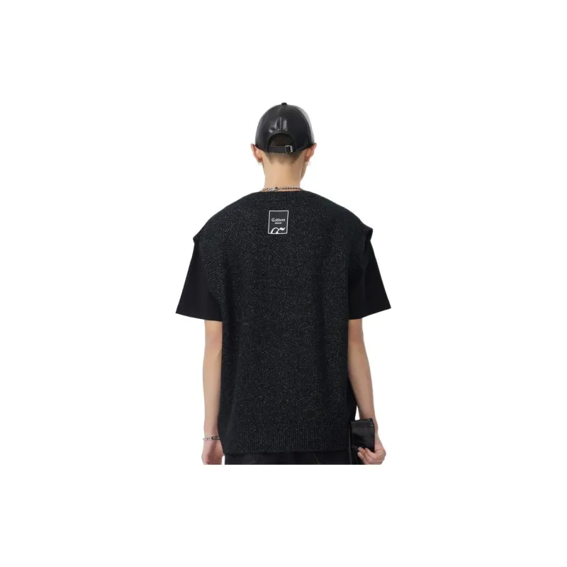 Cabbeen Tank Tops Men Coal Black-2
