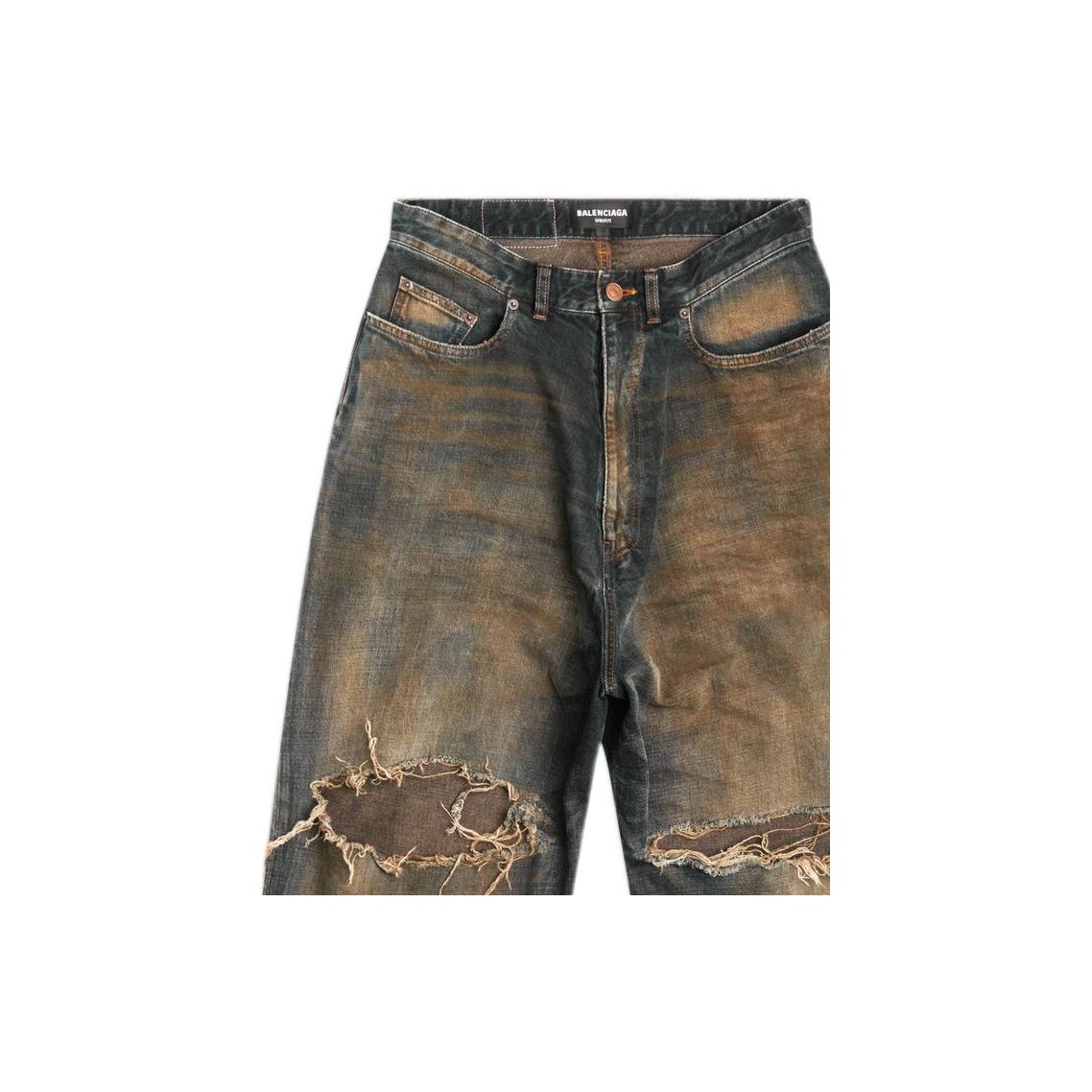 Balenciaga Jeans Men's Dark Blue - POIZON Balenciaga Jeans Men's Dark Blue - POIZON