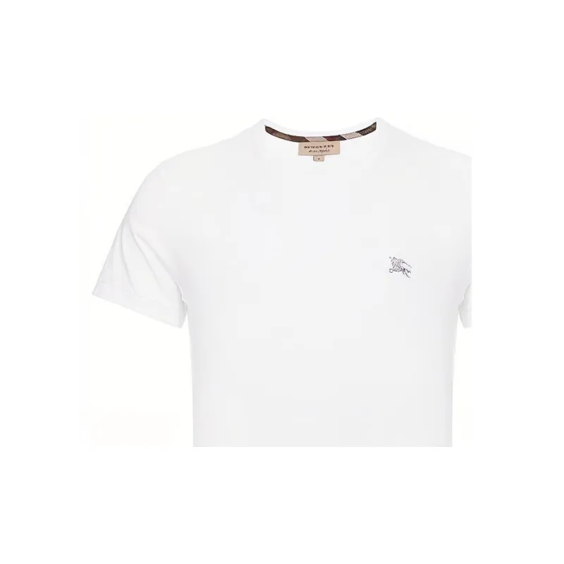 Burberry T Shirts Men White-5