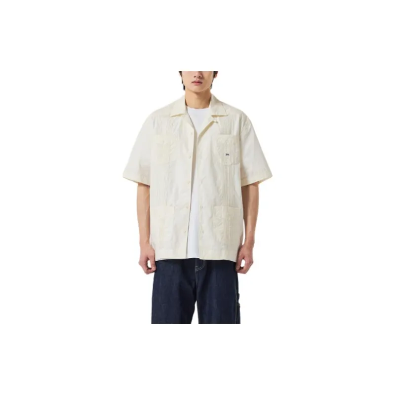 Lee Shirts Men Beige-2