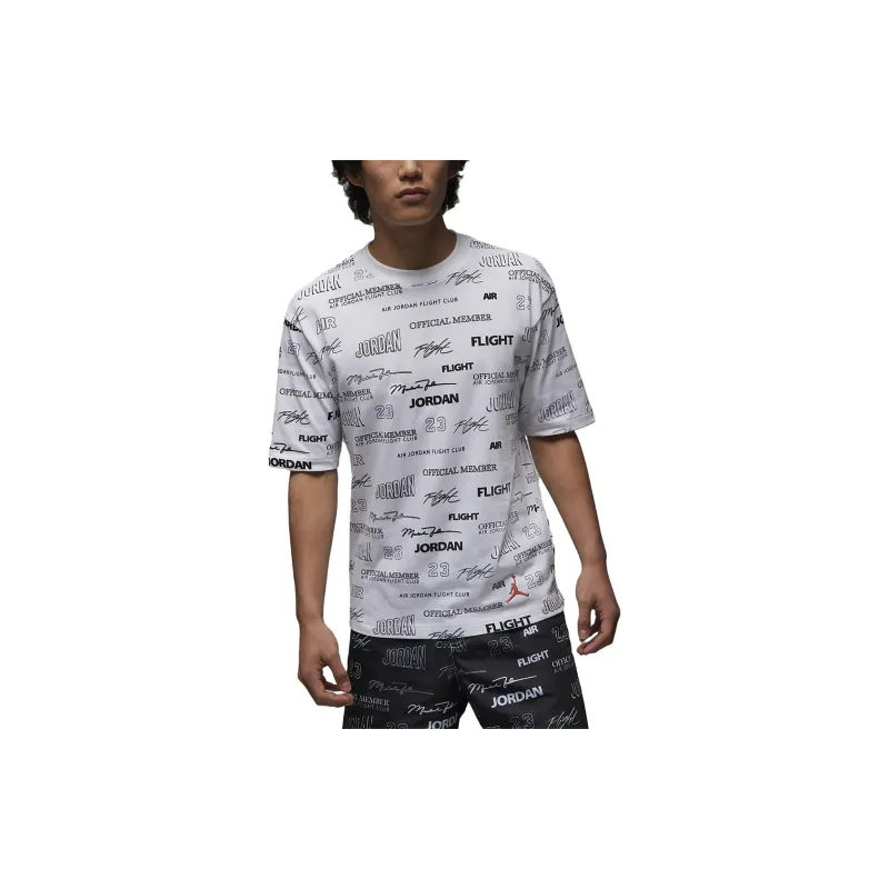 Jordan Set-in Sleeve T-Shirt Men's White-4