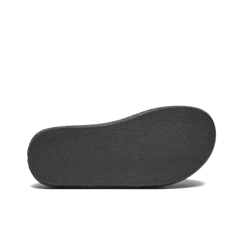 Norybrand Rubber Sole Slip Resistant Closed Toe Slippers Unisex Khaki-3