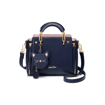 JUST STAR Synthetic Leather Shoulder Bag, Crossbody Bag, Handbag Regular Women's White/Black/Pink/Blue