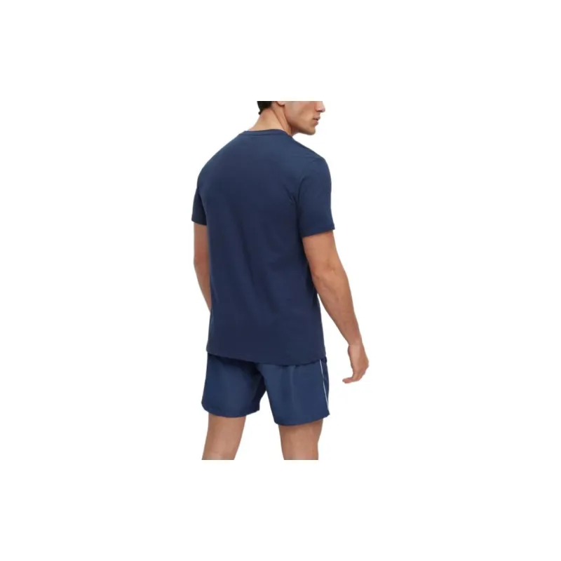 HUGO BOSS Short Sleeved T Shirts Men's Dark Blue-3