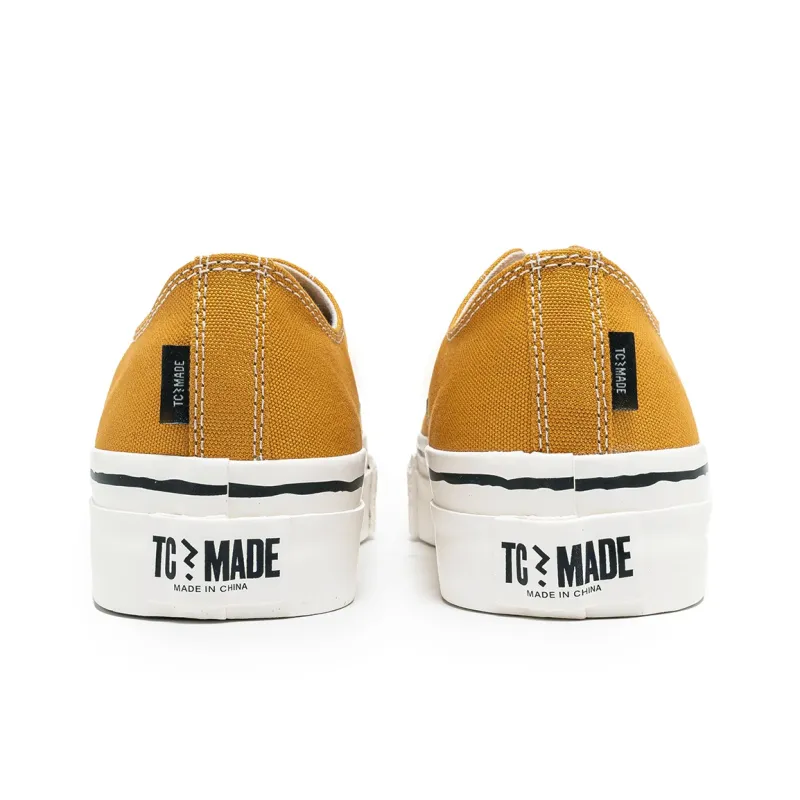 TC Low-Top Canvas Shoes Unisex Yellow-4