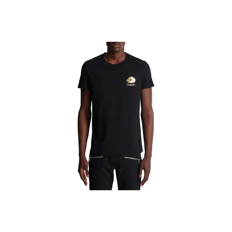BALMAIN Kiss Printed T Shirt-4