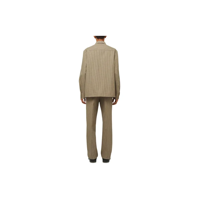 JIL SANDER Check pattern Straight leg Trousers-2