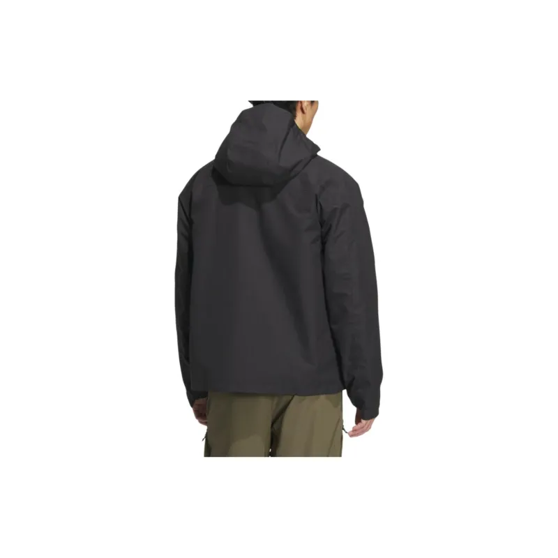 Adidas Windbreaker Jackets Men Black-1