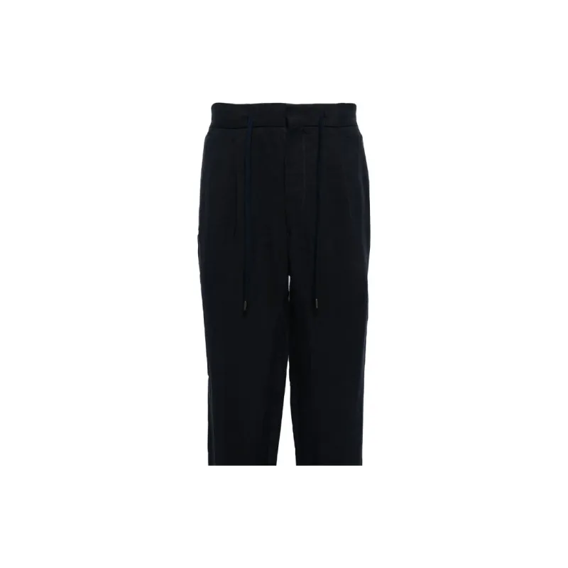 N.Peal Sorrento Linen Drawstring Trousers-2