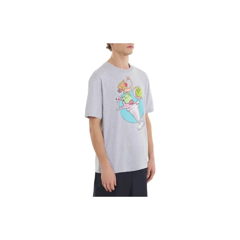 Maison Kitsune Graphic print Cotton T shirt-3