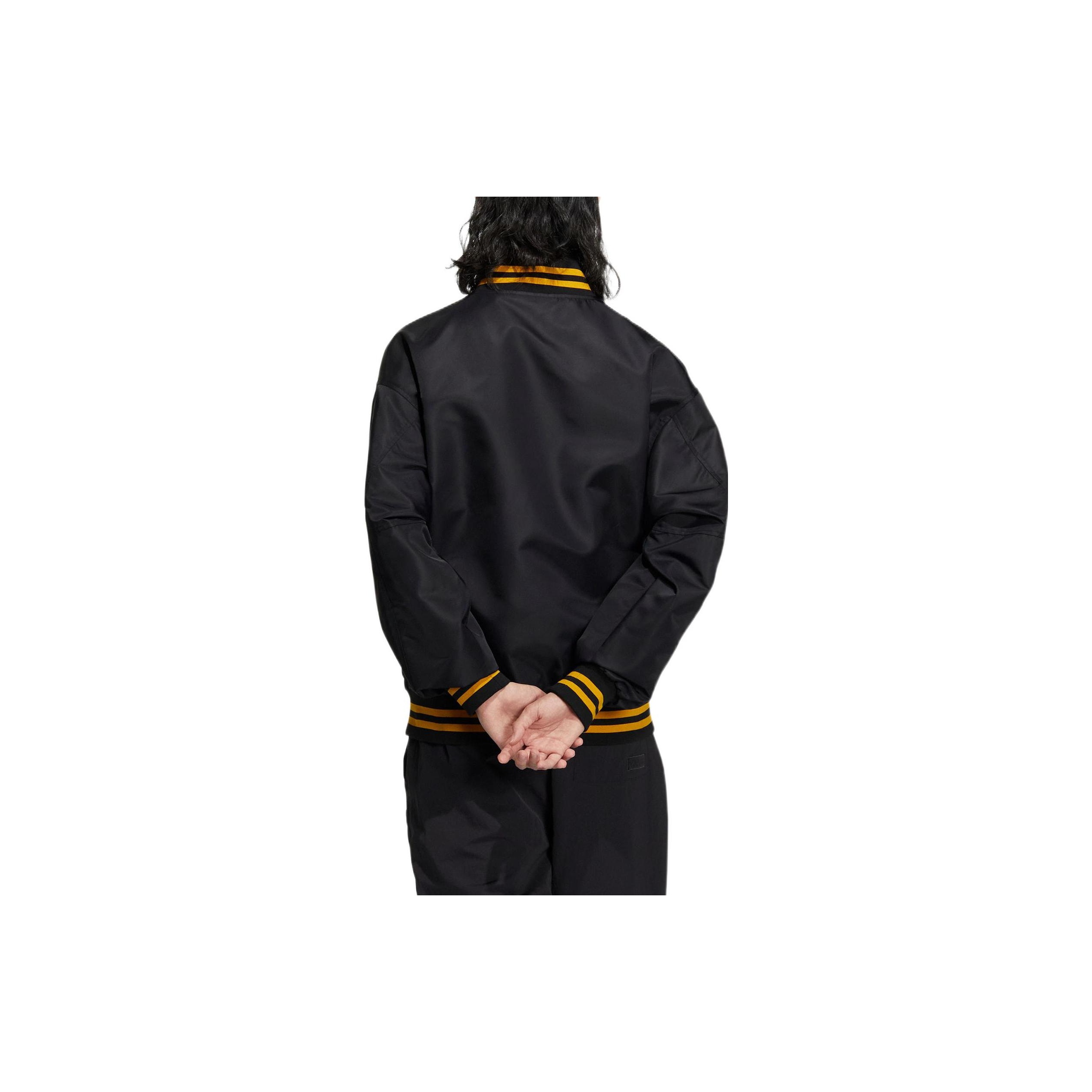 Adidas Originals MC Woven Bomber Jacket Men's Black M - POIZON